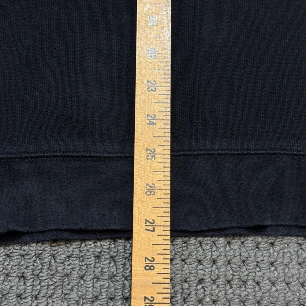 Pendleton Men's Quarter Zip Sweater Pullover Black Size Large Cotton Fishermans - Picture 6 of 8